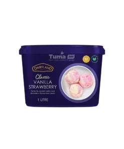 Dairyland Classic Vanilla Strawberry Ice Cream 1L