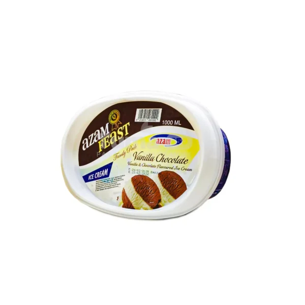 Azam Feast Vanilla Chocolate Ice Cream 1L