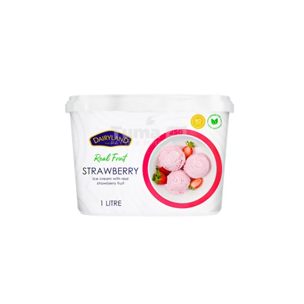 Dairyland Real Fruit Strawberry Ice Cream 1L