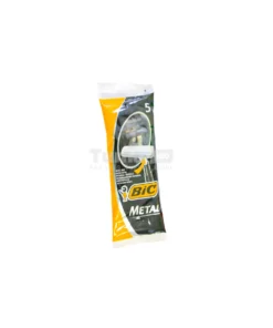 Bic Metal Men's Disposable Shaving Razor -5pcs