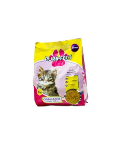 Purr-fect Chicken And Rice Kitten Cat Food 1kg
