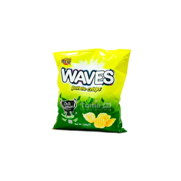 Tropical Heat Waves Chilli Lemon Potato Crisps 125g