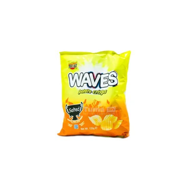 Tropical Heat Waves Salted Potato Crisps 125g