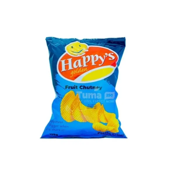 Happy's Golden Fruit Chutney Potato Crisps