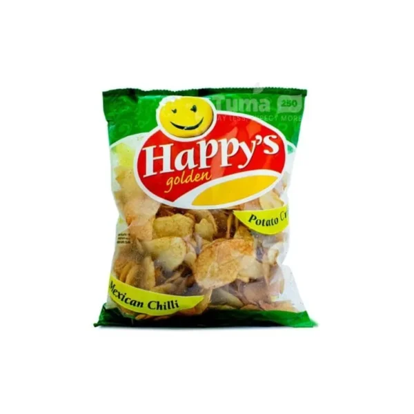 Happy's Golden Mexican Chili Potato Crisps