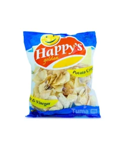 Happy's Golden Salt & Vinegar Potato Crisps