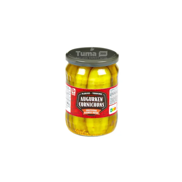 Boni Sweet & Sour Pickle (Cornichons) Sliced Tranches 530g