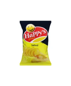 Happy's Golden Salted Potato Crisps 125g