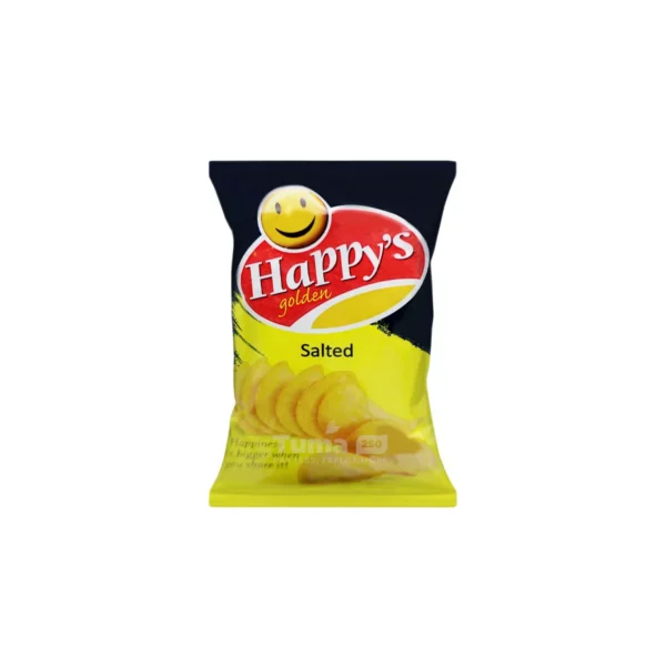 Happy's Golden Salted Potato Crisps 125g