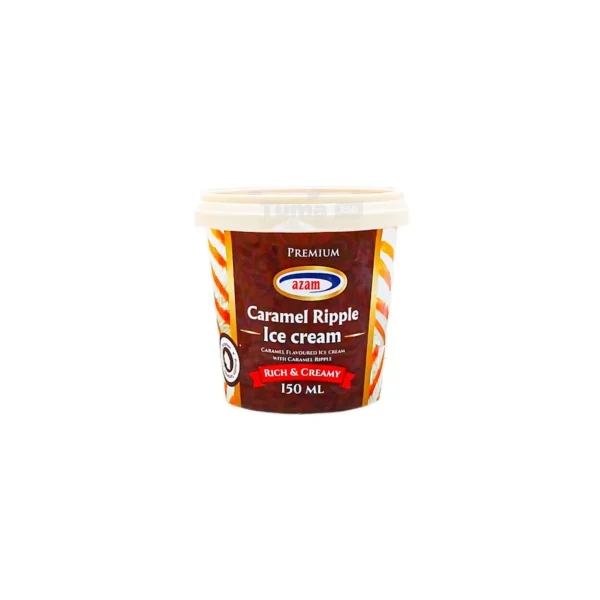 Azam Caramel Ripple Ice Cream 150ml