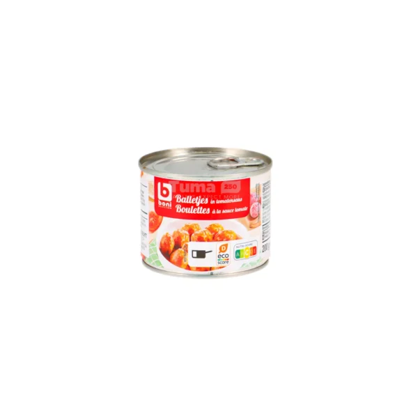 Boni Meatballs In Tomato Sauce(boulettes sauce tomate) 200g