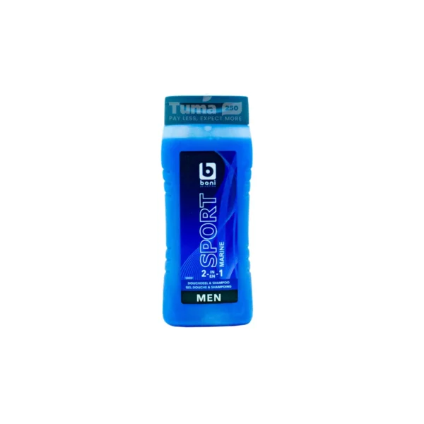Boni Sport Marine 2in1 Shower Gel & Shampoo For Men 300ml