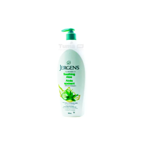 Jergens Soothing Aloe Moisturizer & Body Lotion 620ml