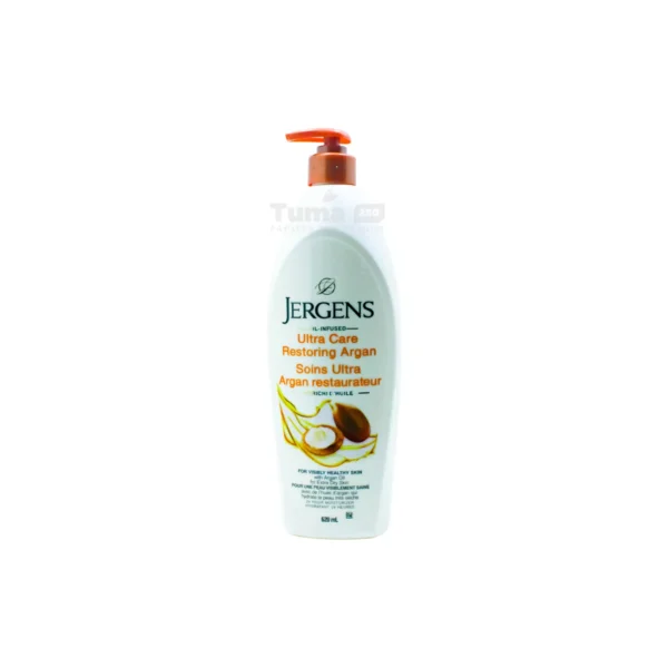 Jergens Ultra Care Restoring Argan For Extra Dry Skin Body Lotion 620ml