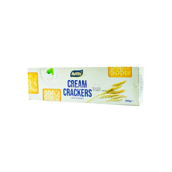 Nuvita Light & Crispy Cream Crackers Biscuit 200g