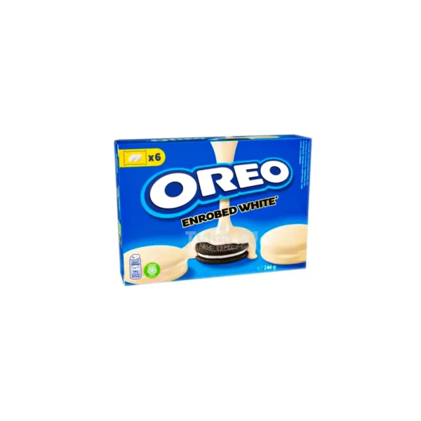 Oreo White Enrobed Cookies Sandwich Biscuit 246g