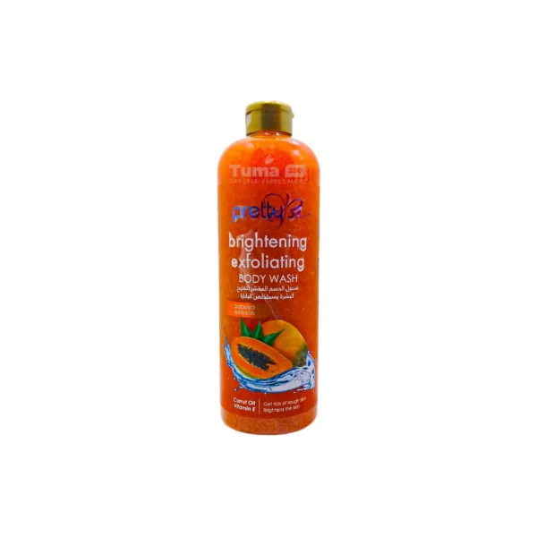 Pretty Be Brightening Exfoliating With Papaya Extracts Shower Gel 1L