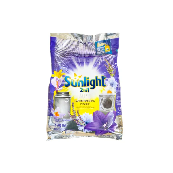 Sunlight 2in1 Lavender Auto Machine Washing Powder 3Kg