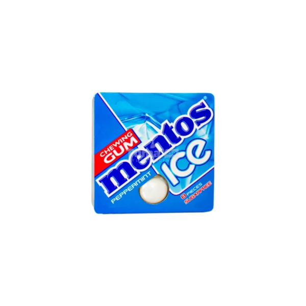 Mentos Ice Peppermint Chewing Gum-11.4g(8pcs)