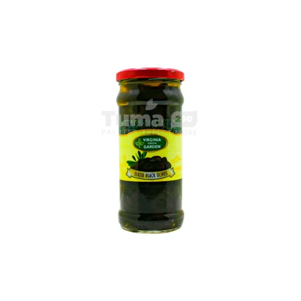 Virginia Green Garden Sliced Black Olives 340g