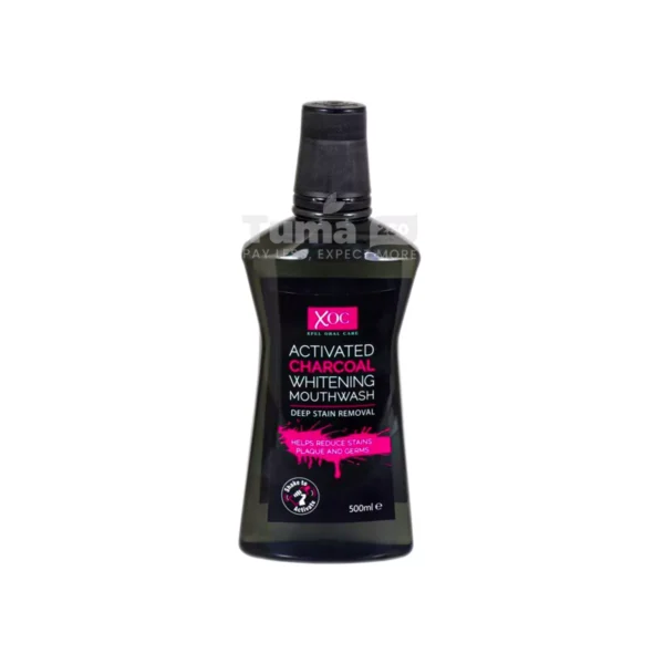 XOC Activated Charcoal Whitening Mouthwash 500ml