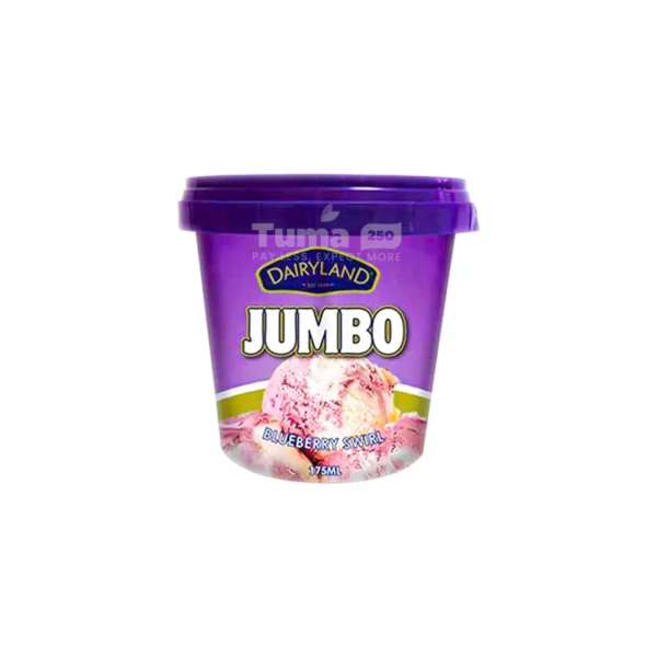 Dairyland Jumbo Blueberry Swirl Ice Cream 175ml