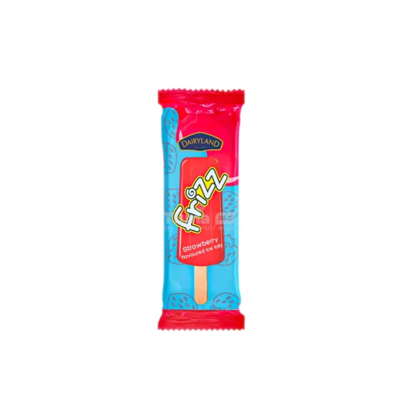 Dairyland Frizz Strawberry Flavoured Ice Lolly 70ml