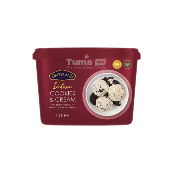Dairyland Deluxe Cookies & Cream Ice Cream 1L