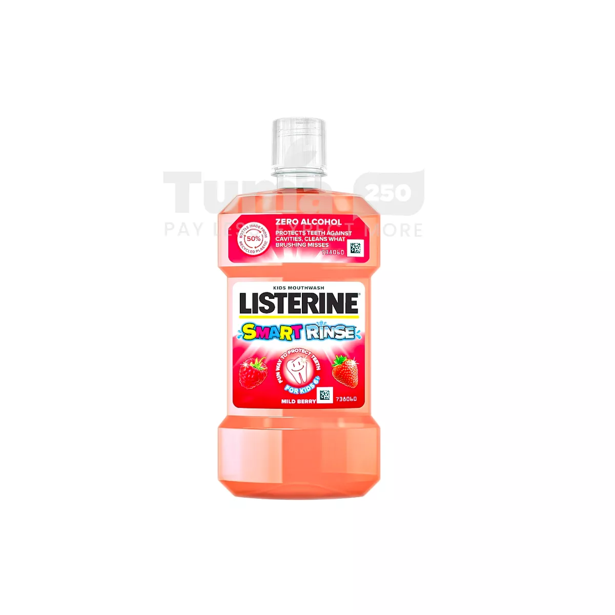 Listerine Smart Rinse Mild Berry For Kids Mouthwash 500ml