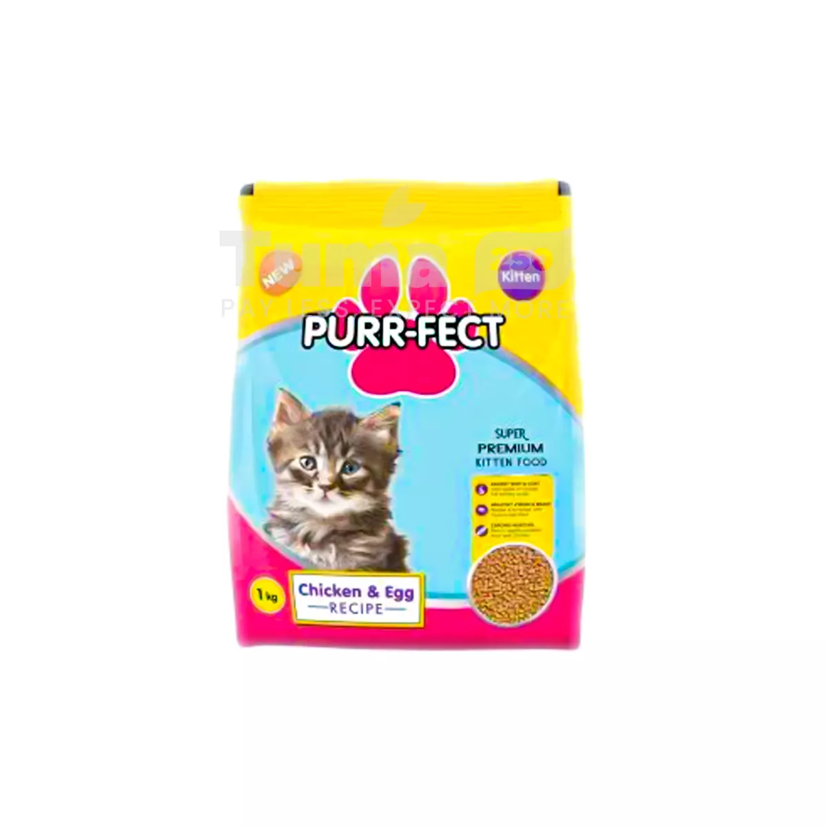 Purr-fect Kitten Chicken And Egg Cat Food 1kg