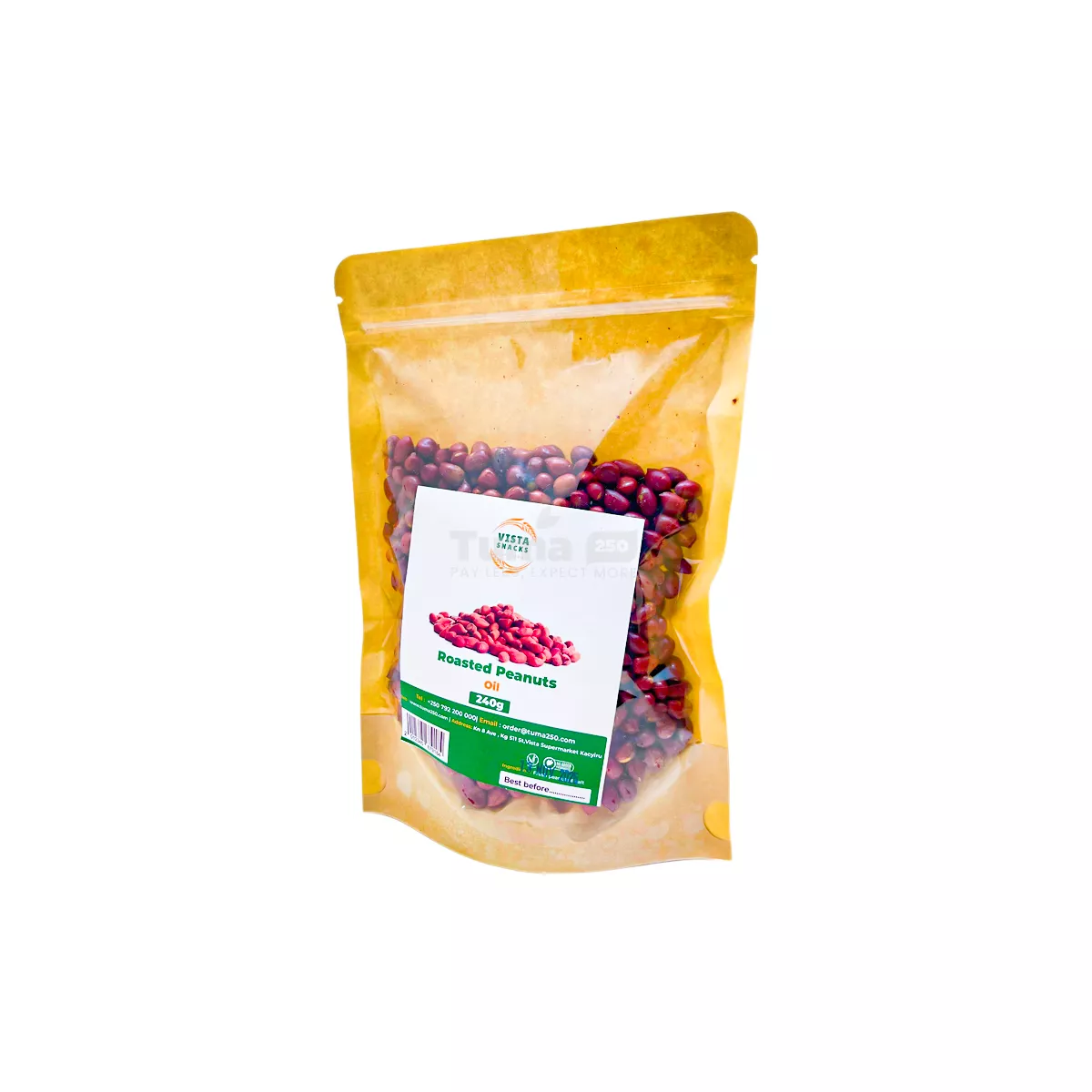 Vista Oil Roasted Peanuts 240g