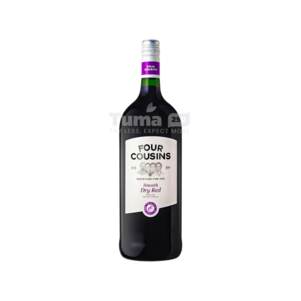 Four Cousins Smooth Dry Red Wine 14%Alc.Vol. -1.5L