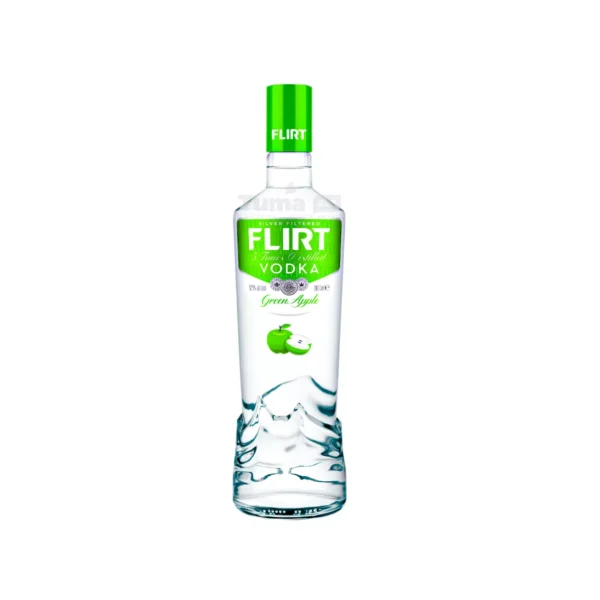 Flirt Vodka Greeen Apple 37.5% Alc Vol 1L