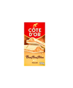 Côte d'Or BonBonBloc White Chocolate with Praline 200g