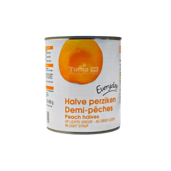 Everyday Half Peaches In Light Syrup 480g