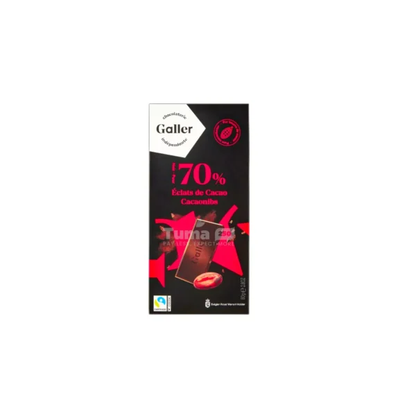 Galler 70% Dark Chocolate 80g