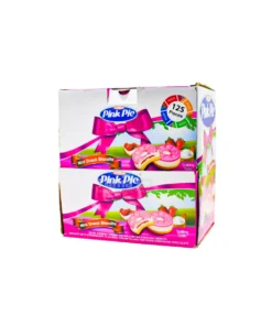 Lavas Pink Pie Mini Snack Biscuits Strawberry Flavour 125pcs