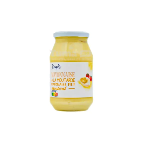 Simply Mayonnaise With Mustard In Jar 470g