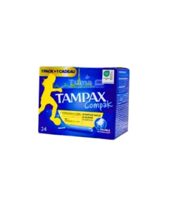 Tampax Compak Comfortable & Clean Double Protective Skirt 24pcs