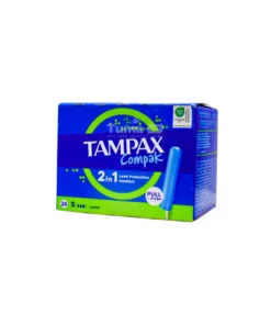 Tampax Compak 2in1 Leak Protection Tampons Super 24pcs
