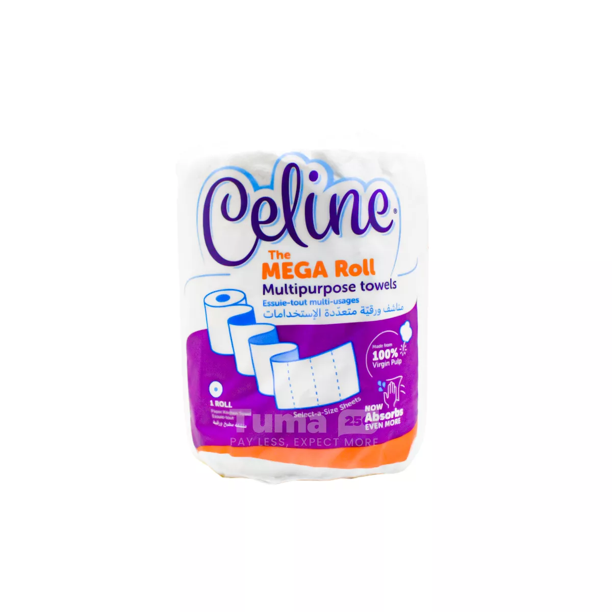 Celine Multipurpose Towel Mega Roll