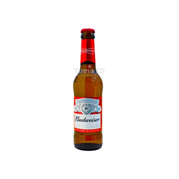 Budweiser King of Beers (5.0% vol) Glass Bottle 33cl