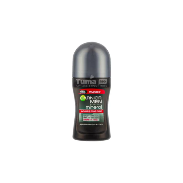 Garnier Men Mineral Invisible 48H Roll-On Deodorant 50ml