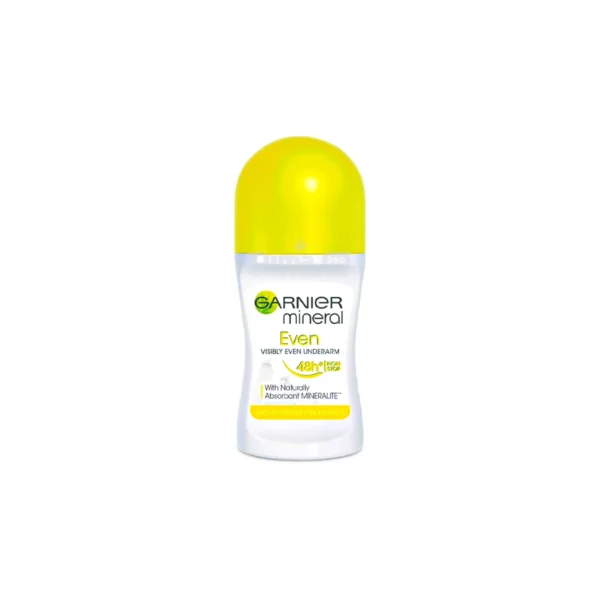 Garnier Mineral Even Roll-On Deodorant 48H Anti-Perspirant 50ml