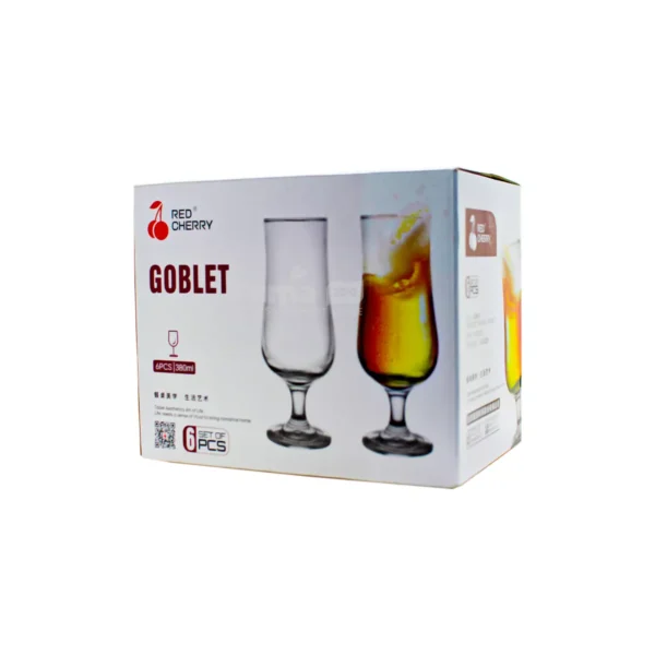 Goblet Beer Glass Set 6pcs