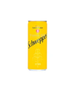 Schweppes Indian Tonic Water Soft Drink Can 330ml
