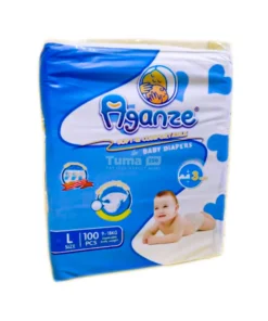 Aganze Soft & Comfortable Baby Diapers L (9-18kg) -100pcs