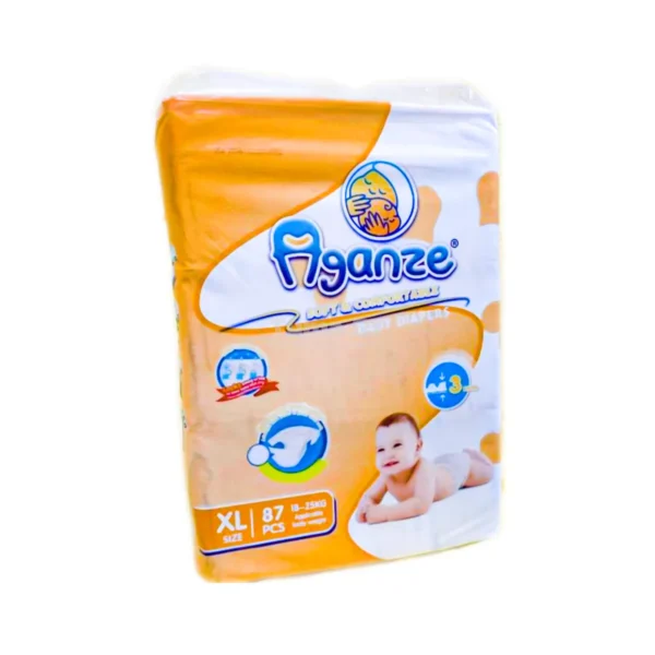 Aganze Soft & Comfortable Baby Diapers XL (18-25kg) -87pcs