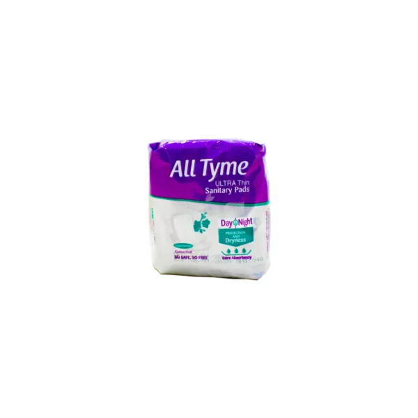 All Tyme Ultra Thin Sanitary Pads Large (7 Pack)