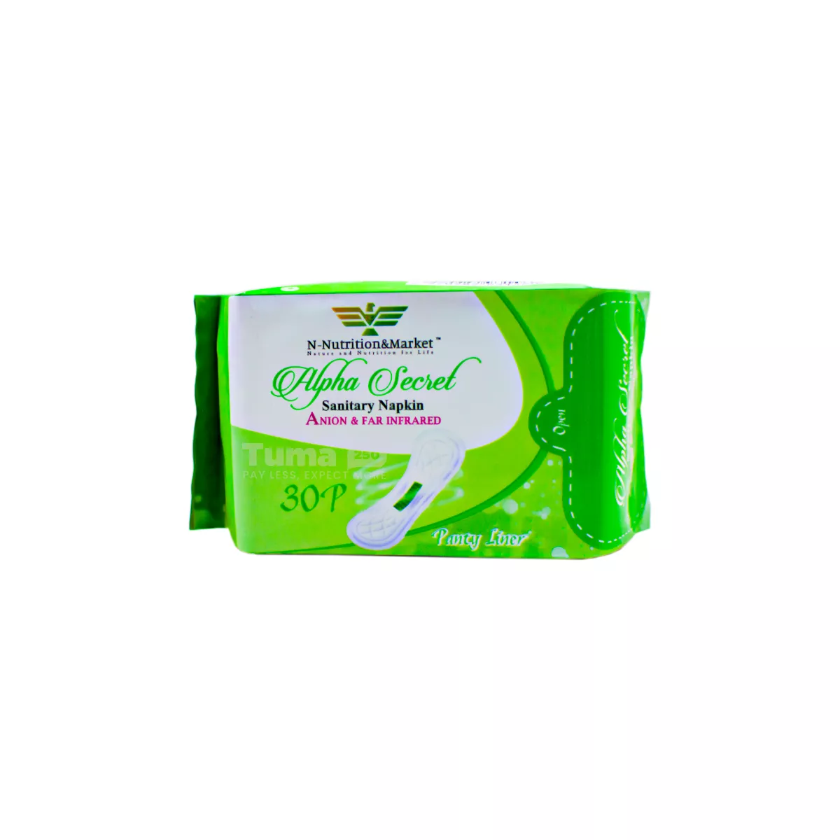 Alpha Secret Anion & Far Infrared Panty Liner (30 Pack)